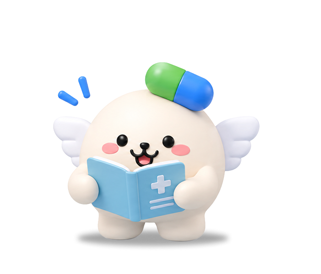 약수첩 안내 캐릭터